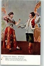 Komm mein Schatz! Pfeiflied Tracht Tanz 1900