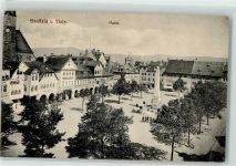 07318 O6800 Saalfeld , Saale 1914 - Markt