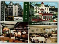 56812 W5590 Cochem Werbe AK Gasthaus Cafe Restaurant Arcaden