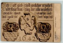 95615 W8590 Marktredwitz - Stadtwappen am Rathaus