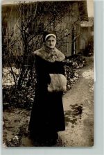 Pelzmode Nonne Privatfoto Privatfoto AK