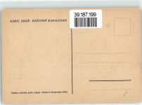 sign. Karel Broz - Postovni Karikatur Briefträger Beruf AK Künstler