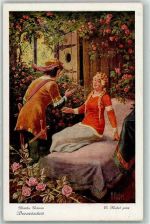 Märchen Dornröschen Serie Nr. 6 AK Kubel, O.
