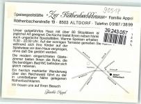 90518 W8503 Altdorf b. Nürnberg Werbe AK Gasthaus zum Röthenbachklamm Auto