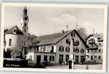 82433 W8112 Bad Kohlgrub Foto AK Kirche Säule