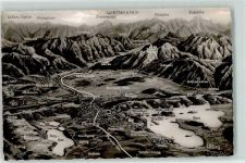 82418 W8110 Murnau a. Staffelsee - Murnau und Umgebung Alpenkette