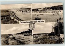 18181 O2553 Seeheilbad Graal-Müritz - Strand Strandweg Kiosk