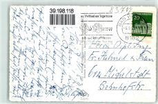 83707 W8182 Bad Wiessee Foto AK Freihausstraße Litfaßsäule Wegweiser