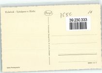 95326 W8650 Kulmbach - Spitalgasse Kirche Kinder mit Fahrräder