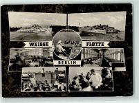 15345 O1274 Rüdersdorf b Berlin - Weiße Flotte Salonschiffe Gesellschaftsraum Ort lt. Stempel