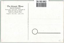 Der kleinste Mann AK Liliputaner
