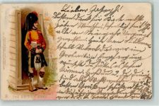 The British Army Tucks Karte Nr. 106 Uniform 1901 Lithographie