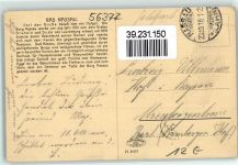 56377 W5408 Nassau , Lahn 1916 - Kettenbrücke