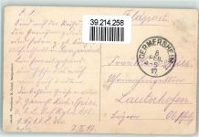 57200 Sarreguemines 1917 - Post Litfaßsäule