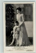 Prinz Wilhelm am Weihnachtsbaum Adel Prinzessin Victoria Luise 1911