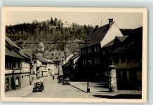 98634 O6104 Wasungen - Burg Oldtimer Litfaßsäule