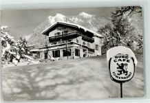 83250 W8215 Marquartstein - Winter Gasthaus Burg Cafe Löwenbräu