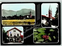 83413 W8229 Fridolfing - Ladengeschäft Lechner Seerose Pfarrkirche Maria Himmelfahrt