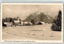 87527 W8972 Ofterschwang - Pfarrkirche St. Alexander Grünten Winter