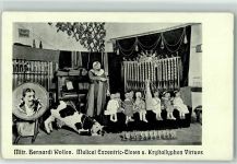 Bernardi Wolfon Musical Exzentric Clown und Krystallyphon Virtuos Clown