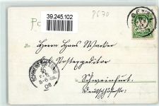 95028 W8670 Hof , Saale 1906 Gebrauchsspuren Kirche Turm