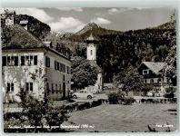 82490 W8105 Farchant - Rathaus VW Käfer Pfarrkirche St. Andreas