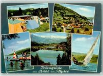 87509 W8970 Bühl a Alpsee - Campingplatz Zelte Alpsee Segelboot