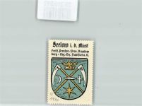 15306 O1210 Seelow Vignette Wappen Sensen Kaffee Hag Nr.53