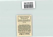 15306 O1210 Seelow Vignette Wappen Sensen Kaffee Hag Nr.53