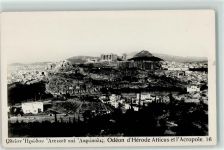 Athen Athenes - Odeon d`Herode Atticus et l`Acropole