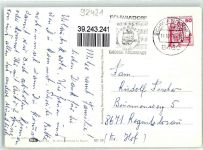 92421 W8460 Schwandorf , Bay - Marktplatz Staustufe Wappen VW Käfer Auto