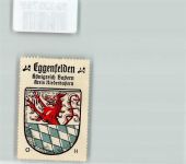 84307 W8330 Eggenfelden Vignette Wappen Kaffee Hag ca. 1920-1940 Roter Panther