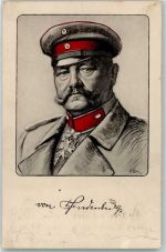 Uniform Orden sign SVD NR 571 Feldpost 21. Armee-Cps Hindenburg Künstlerkarte