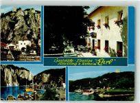 93343 W8421 Altessing - Gasthaus Pension Ehrl Turm Tor Ruderboot Schiff