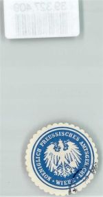 06571 O4736 Wiehe , Unstruttal Siegelmarke Koenigl. Preuss. Amtsgericht Wiehe