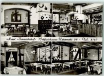 82515 W8190 Wolfratshausen Foto AK Hotel Bernriederhof Innen