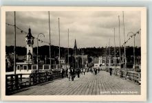 Zoppot Sopot Foto AK Molo Spacerowe Kirche Turm