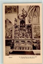 47546 W4192 Kalkar , Niederrhein - Pfarrkirche St. Nicolai St. Georgs-Altar