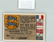 Augustenburg Augustenborg Notgeldschein Notgeld Wappen 50 Pfennig Zahlung