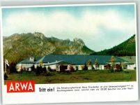 W8240 Berchtesgaden ARWA Feinstrumpfwirkerei Hans Thierfelder AK Werbung