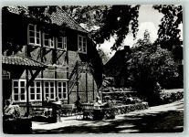 29646 W3045 Wilsede , Kr Soltau Foto AK Gasthaus Heidemuseum mit Gästehaus