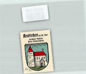 93453 W8497 Neukirchen b Hl Blut Vignette Wappen Kaffee Hag Nr. 38 ca. 1920-1940 Kirche