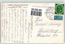 69429 W6935 Strümpfelbrunn - Gasthaus Winterhauch Gaststube Wildfütterung