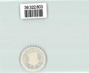 99718 O5403 Greußen Siegelmarke Magistrat der Stadt Wappen Weiß Blau