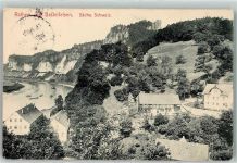 01824 O8324 Rathen Kurort , Sachs - Basteifelsen Sächsische Schweiz Schiff