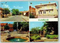 39579 O3501 Goldbeck , Altm Gebrauchsspuren Bertkower Straße Bahnhof Am Springbrunnen Ernst Thälmann-Denkmal