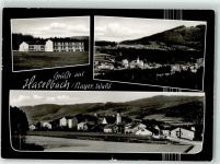 94354 W8441 Haselbach b Mitterfels Foto AK Kirche Grüsse