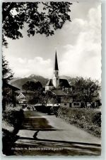 83646 W8170 Arzbach b Bad Tölz Foto AK Kirche St.Peter und Paul Benediktenwandgebiet