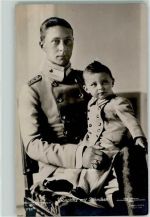 mit Sohn Adel Kronprinz Wilhelm