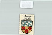 93077 W8403 Bad Abbach - Vignette Wappen Freistaat Bayern Kreis Niederbayern